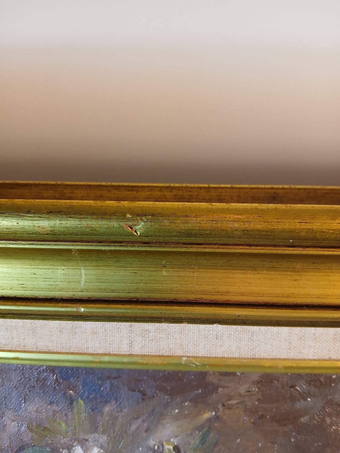 Floral still life 1988 – Karl-Heinz Stricker – vintage gilt frame