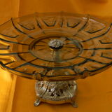 Standing cup in smoked glass