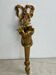 Applique en bronze, décor noeud et ruban
