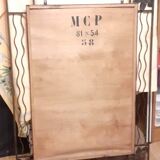 Art deco mirror in wrought iron