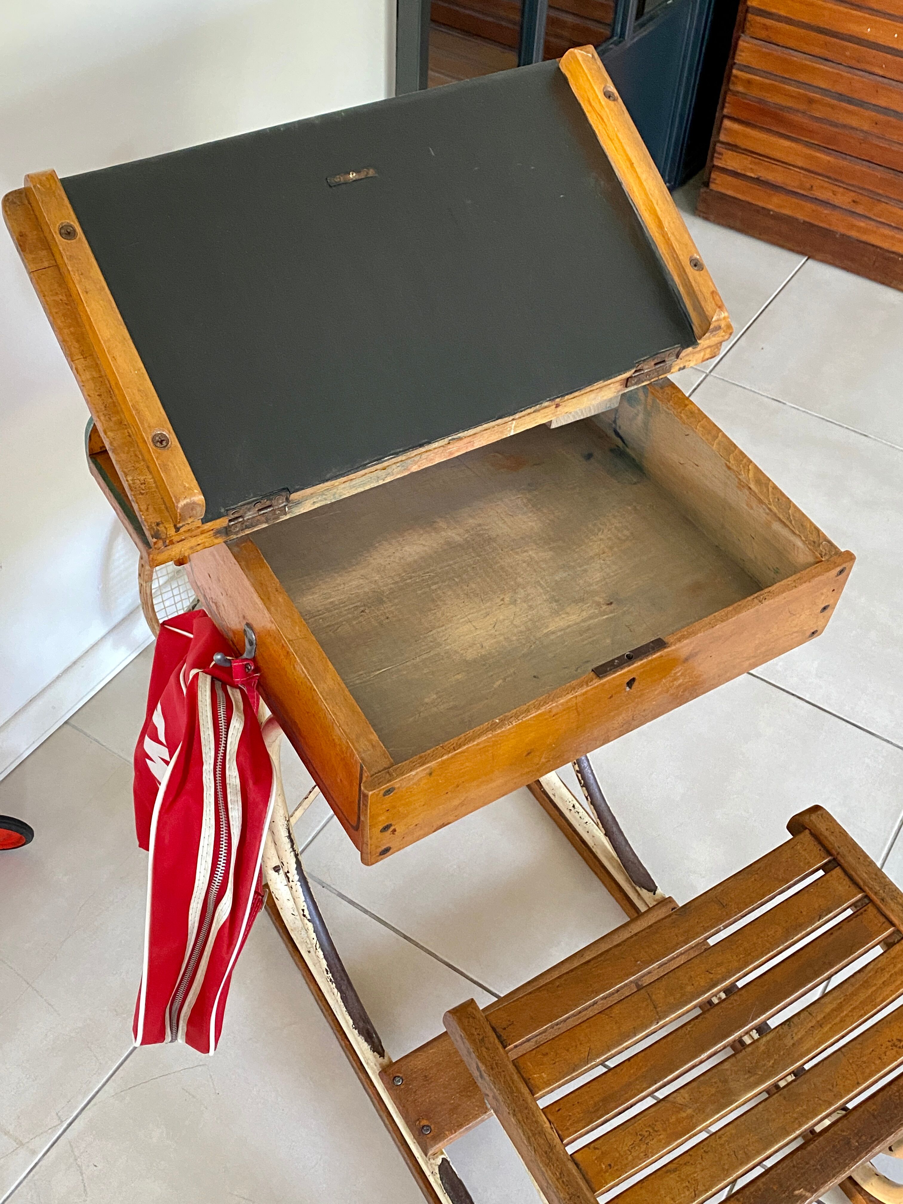 Vintage school desk