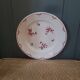Plat rond à décor floral 30's