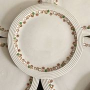 Dessert plates Longwy Art Deco model Betty
