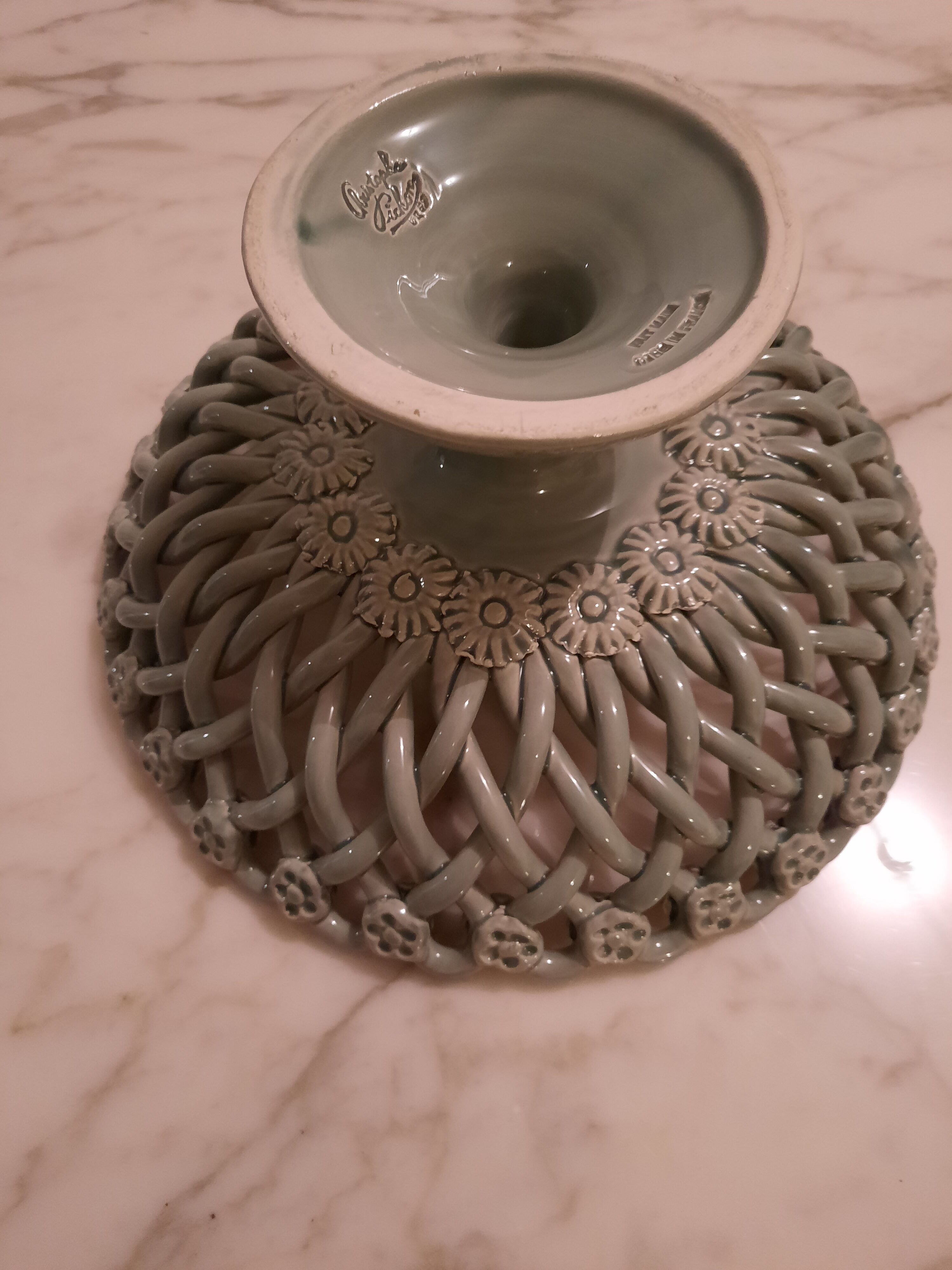 Ceramic cup signed Pichon