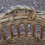 Old and large wicker baker's basket - 1920s-30s