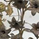2 religious candelabra / brass candle holder 1930