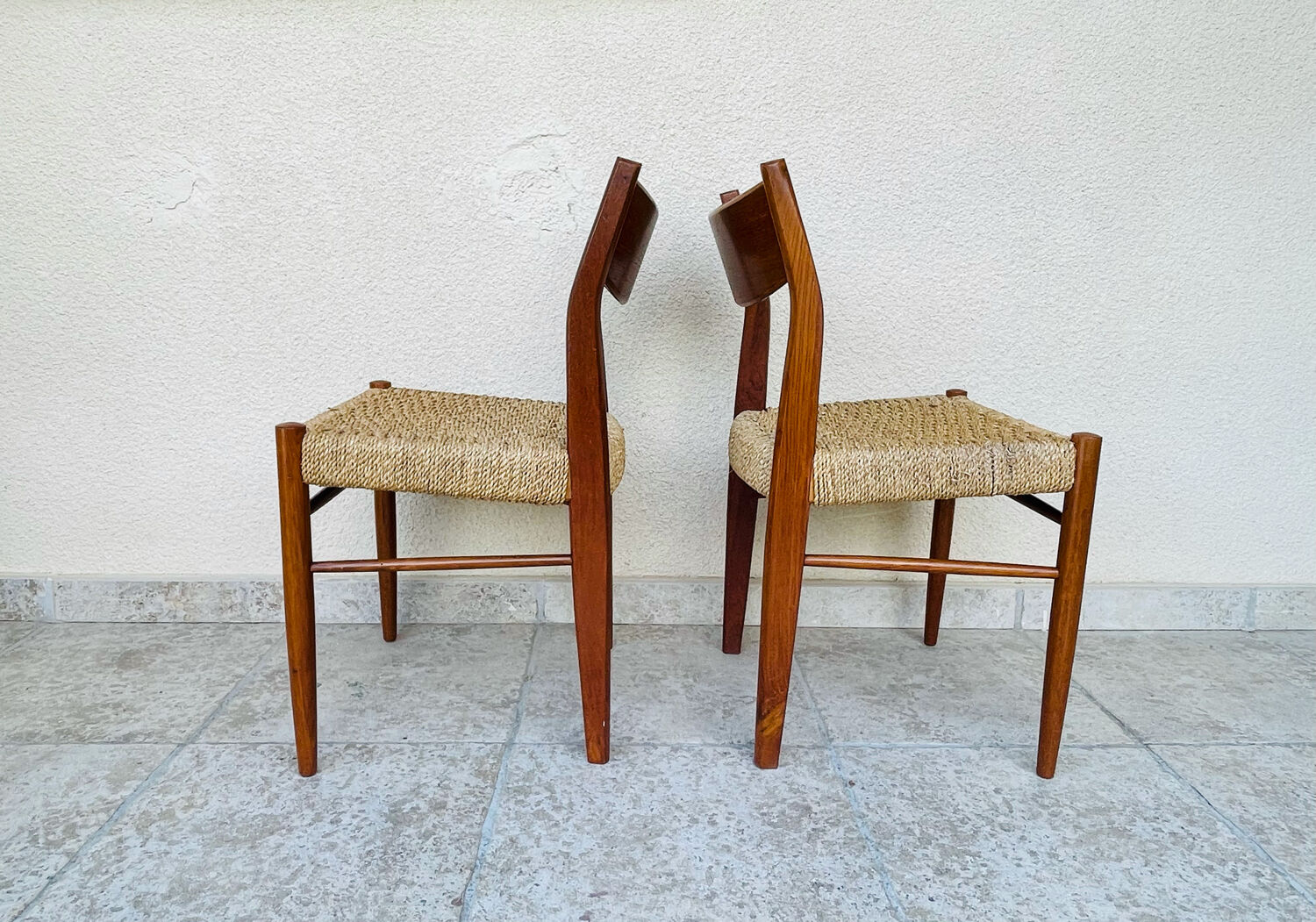 Danish teak chairs