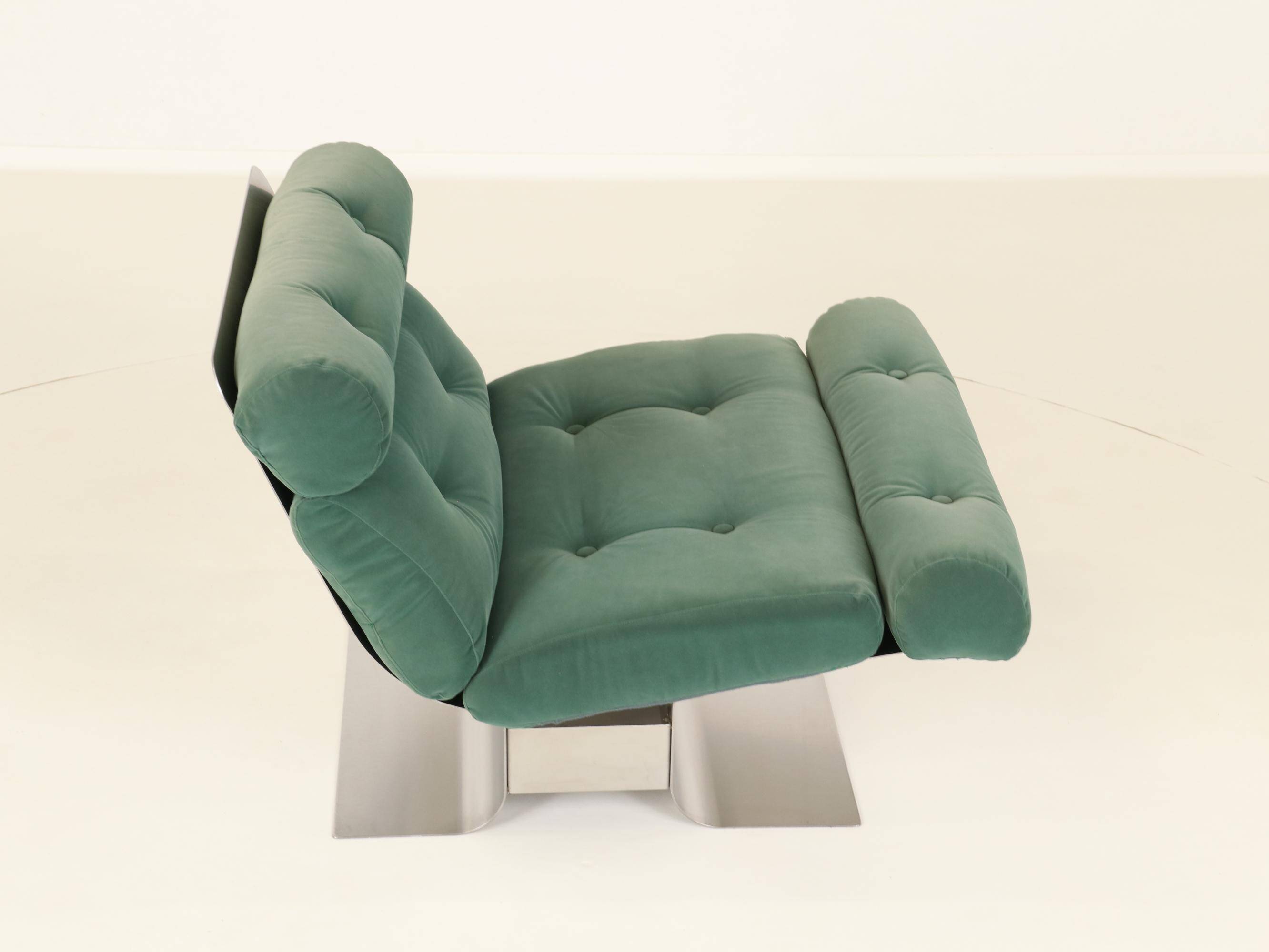 Rare Lounge Chair by François Monnet for Kappa, France, 1970s