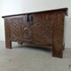 A large flemish 18th century oak chest