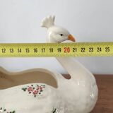 Peacock vase or planter