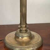 Lampe colonne en laiton circa 1900
