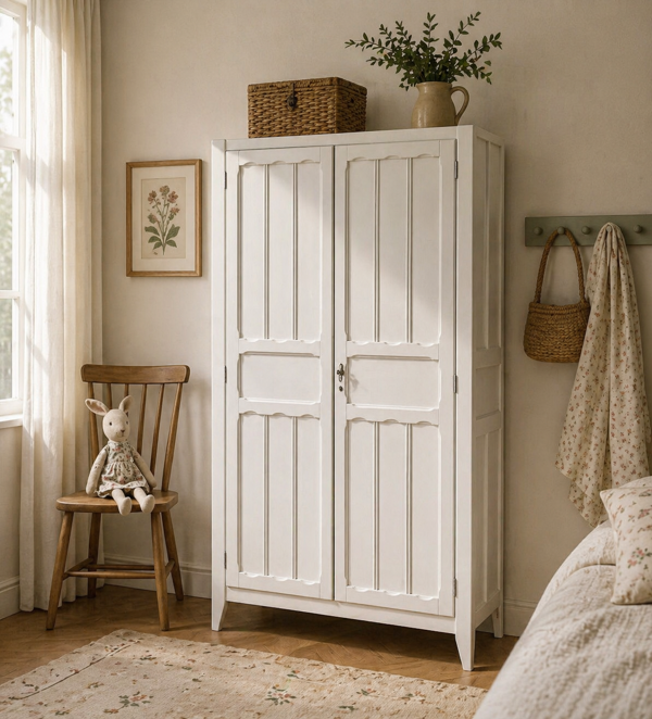 Armoire parisienne ancienne panneautée 1940
