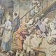 French wall tapestry Gobelin Tapestry "Jolly Men" "After Rembrandt"