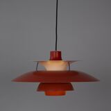 Danish vintage pendant lamp PH 5 by Poul Henningsen, Louis Poulsen, 1958