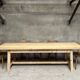 Old fir farm table 1930-1950 vintage country table