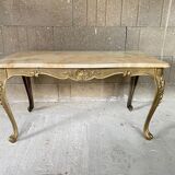 Onyx coffee table base vintage brass 1950