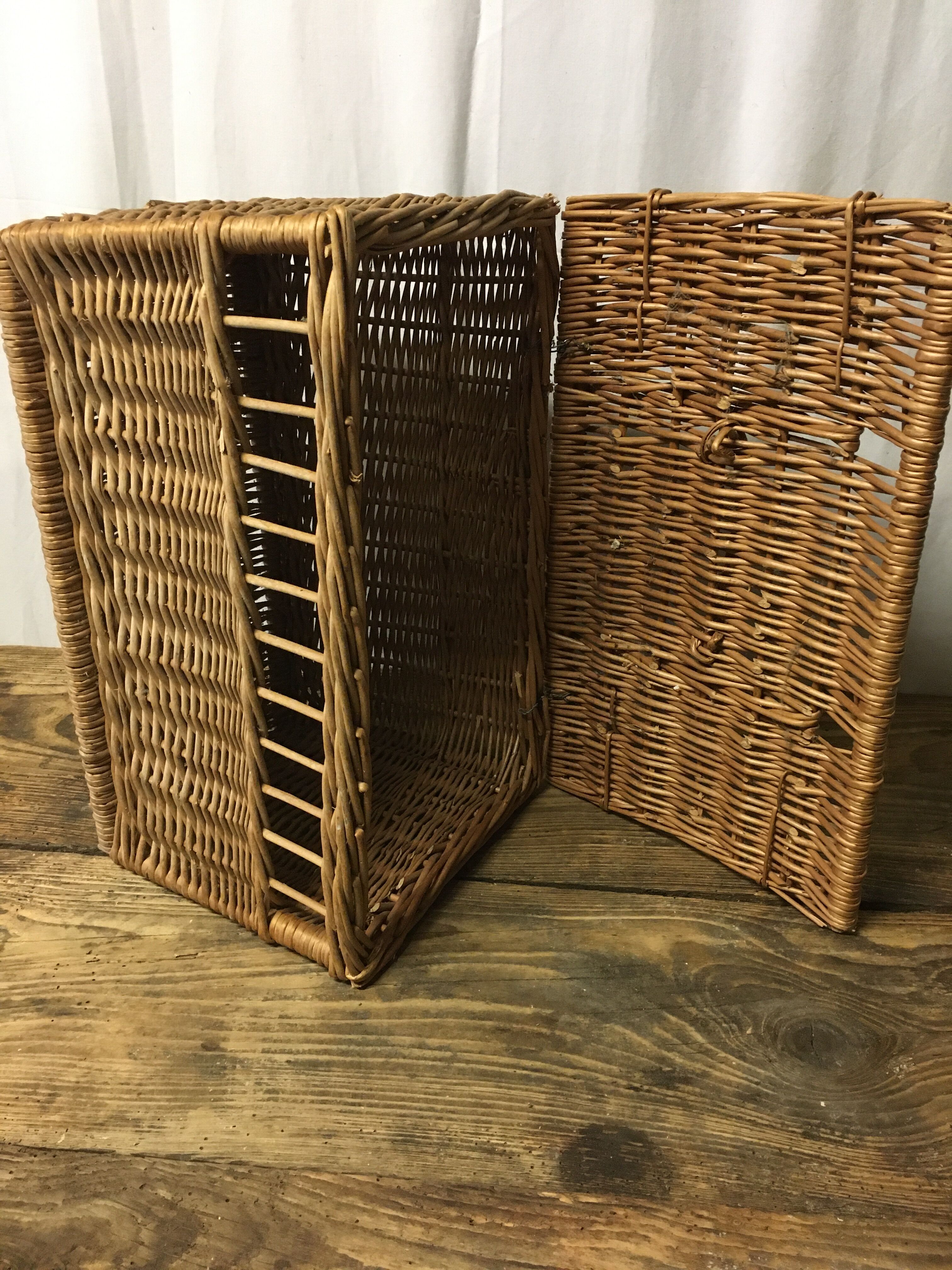 Vintage wicker basket