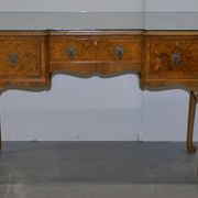 Console Burr Walnut Art Deco Denby & Spinks Breakfront