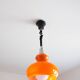 Space Age Opaline Glass Pendant Light