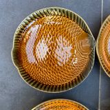 10 Sarreguemines fish plates