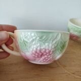 Salins les Bains slip set: cup and sugar bowl