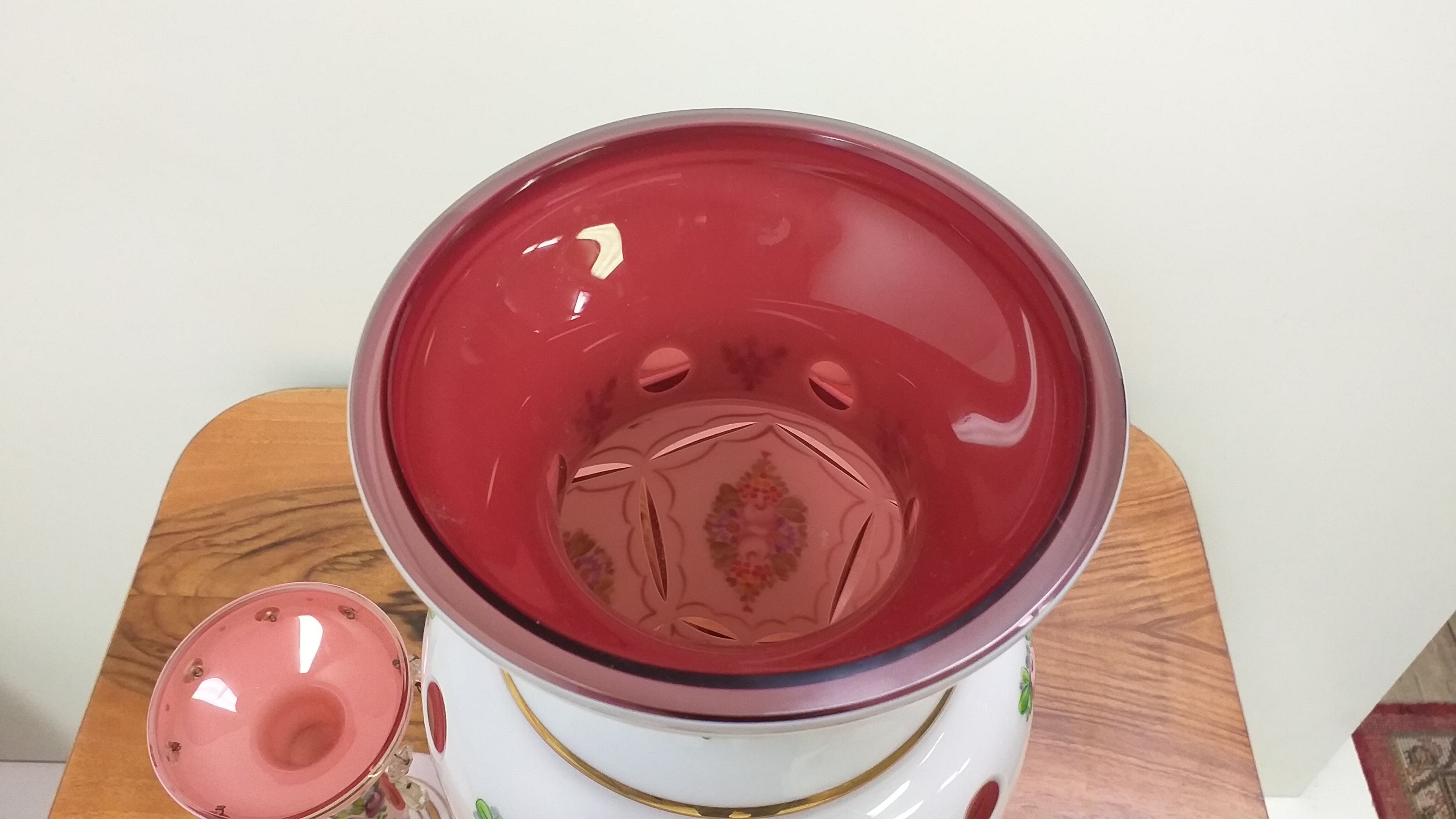 1960 vase and candlestick, Czechoslovakia