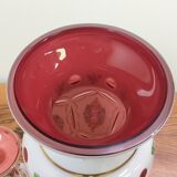 1960 vase and candlestick, Czechoslovakia