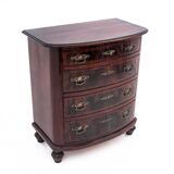 Walnut chest of drawers, Northern Europe, circa 1890. After renovation.