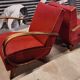 Pair of H 410 armchairs by Jindřich Halabala for Up Zavody