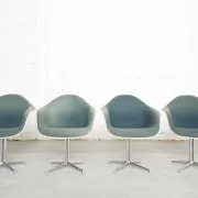 DAL La Fonda Fiberglas Chair by Charles & Ray Eames for Vitra- Set of 4
