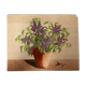 Watercolor bouquet lilac vintage