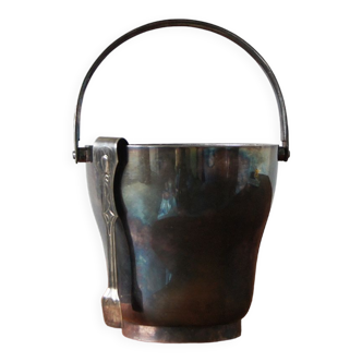 Vintage modern silver-plated ice bucket, 1930