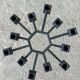 Bougeoir scandinave Paro, Danemark, 1960s