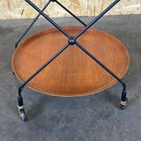 60s 70s teak serving trolley Jie Gantofta String Serving Trolley Sweden 60s