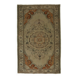 Tapis Oushak Ancien – Motifs Floraux, 174 x 274 cm