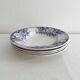4 Sarreguemines "Jardinière" ironstone soup plates
