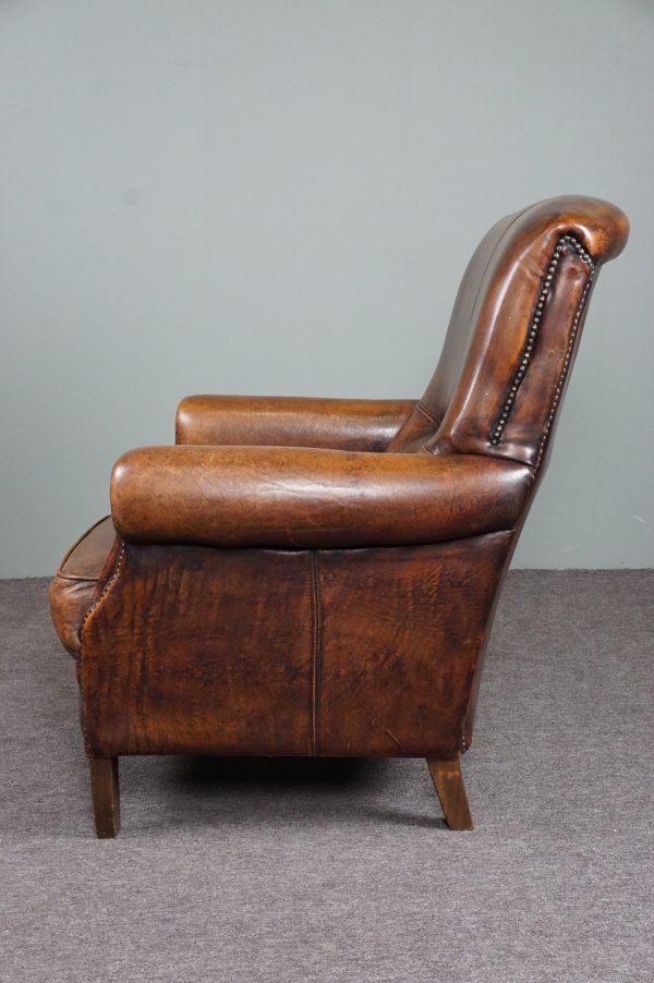 Sheepskin armchair