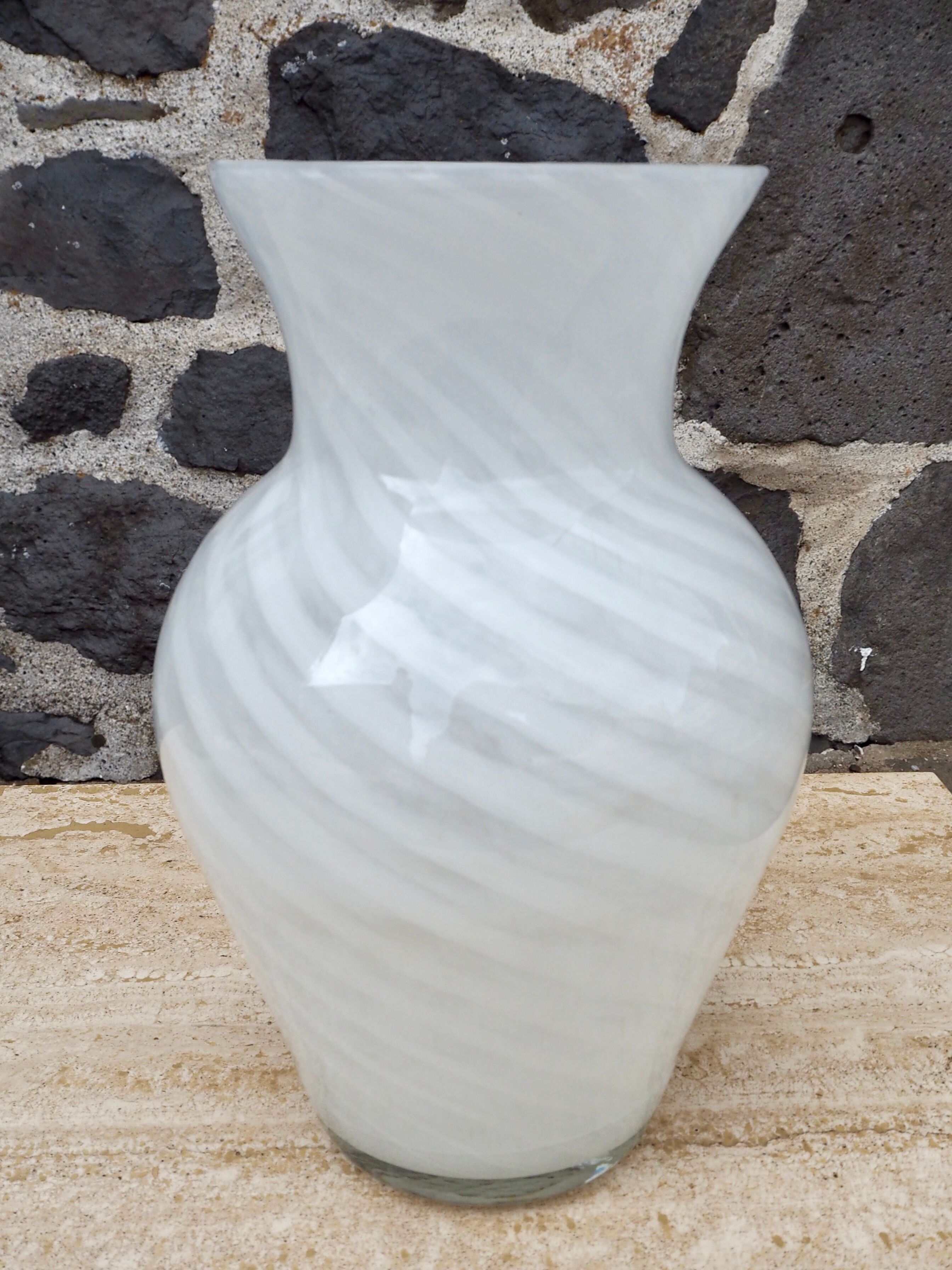 Murano-style glass vase