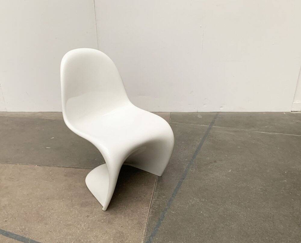 Panton side chairs from the mid-century by Verner Panton for Herman Miller, 1960s.