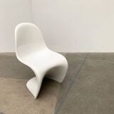 Panton side chairs from the mid-century by Verner Panton for Herman Miller, 1960s.