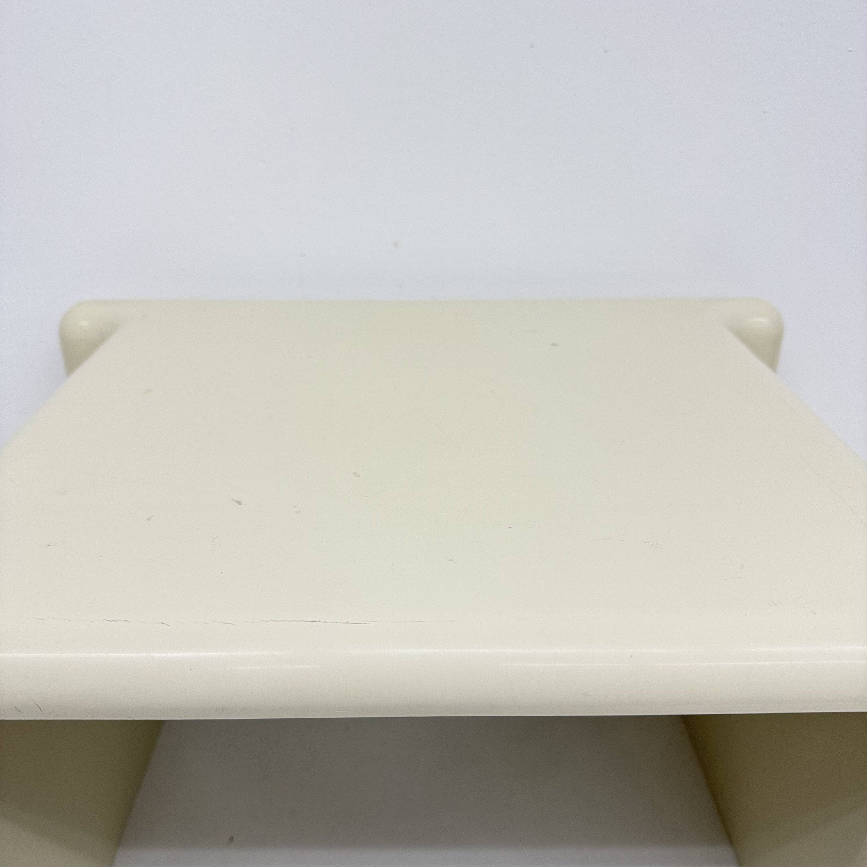 Italian Modern Plastic Side Table attributed to Giotto Stoppino for Elco