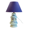 Vintage blue ceramic chic lamp