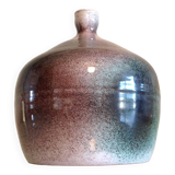 Soliflore ball vase in polychrome ceramic / 70s-80s