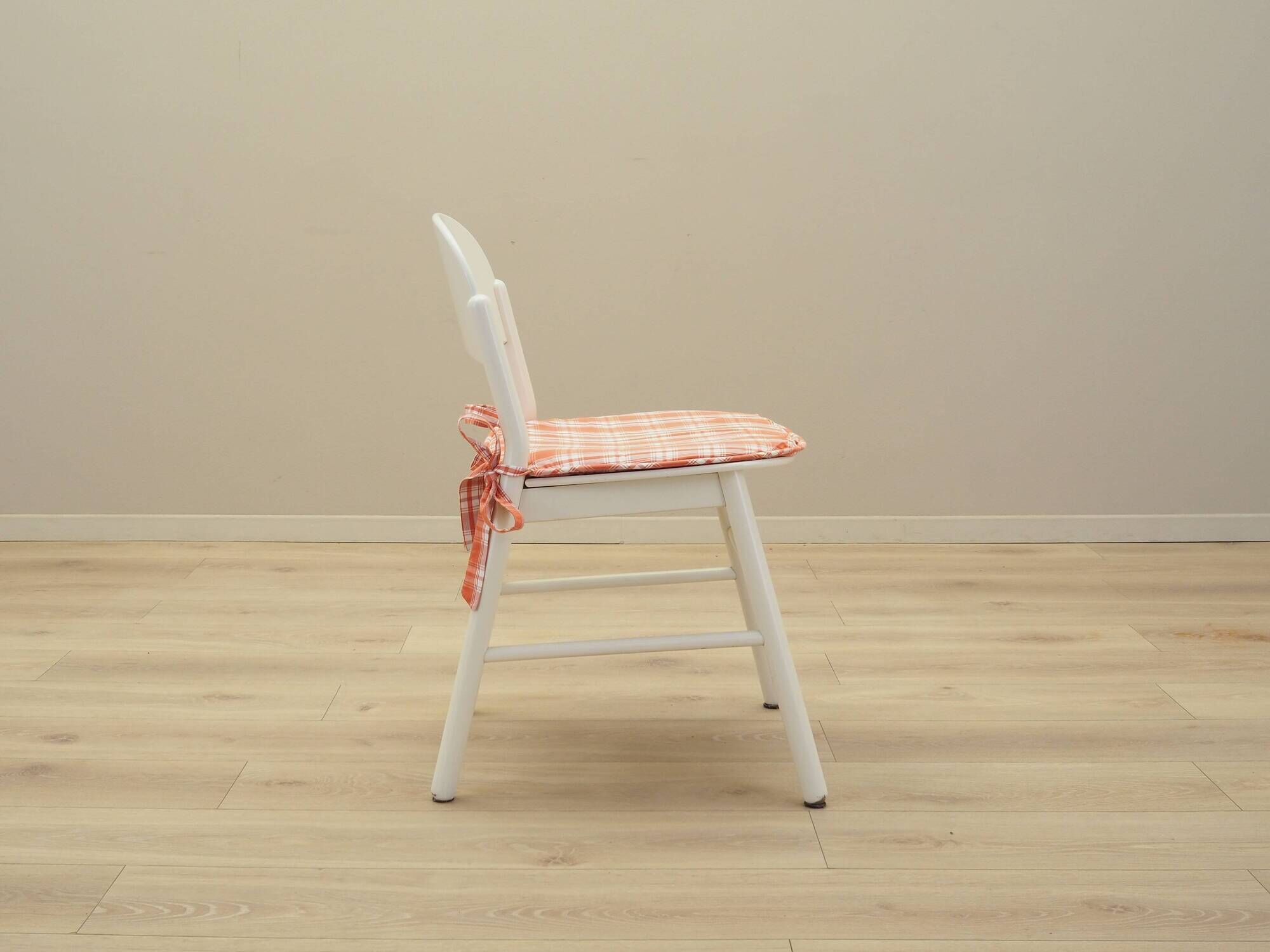 Set of four beech chairs, Italian design, 1970s, production: Italy