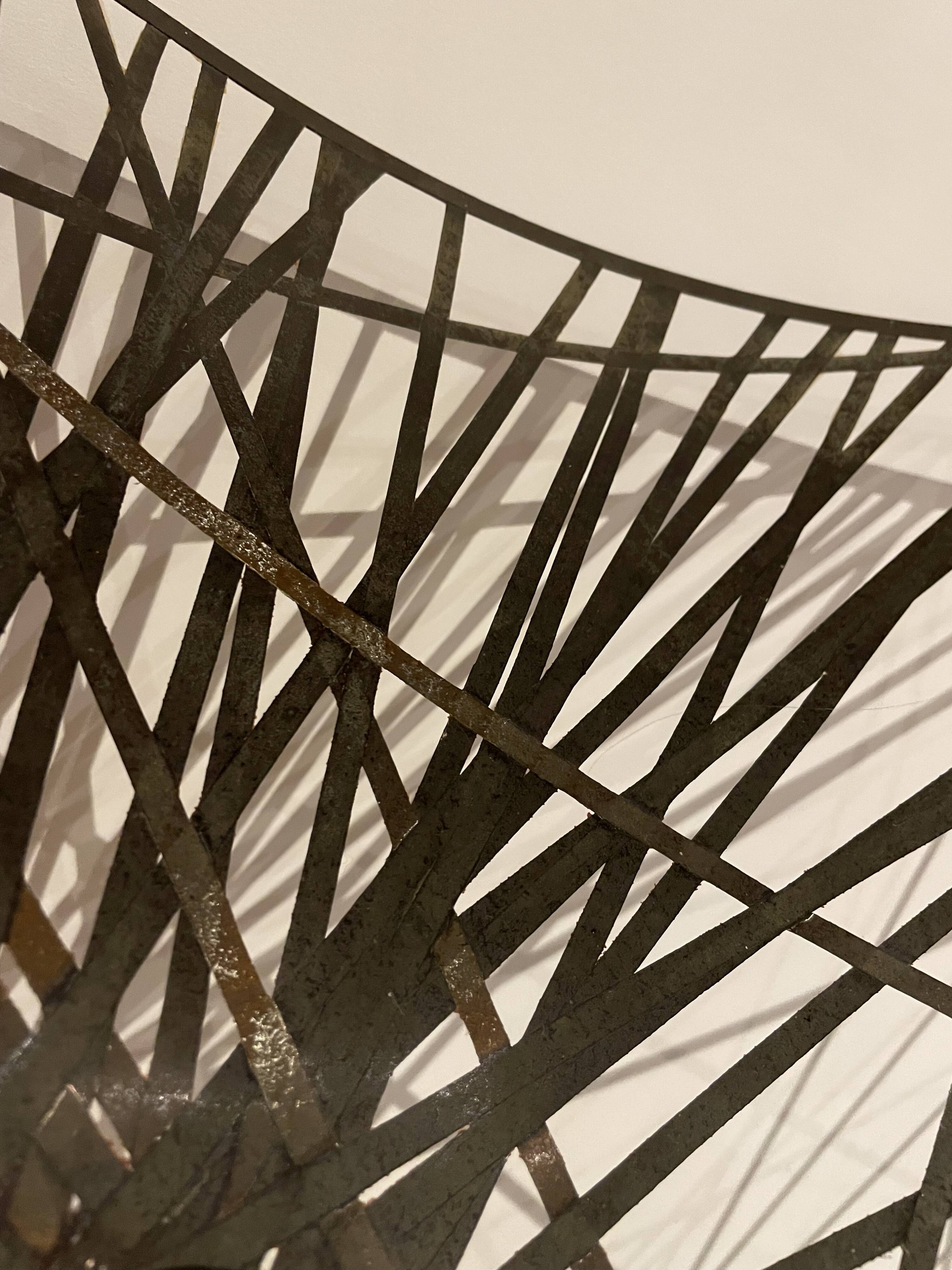 Suspension / ceiling light in carbon fibre – unique piece