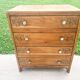 Commode art déco 1930 à 4 tiroirs