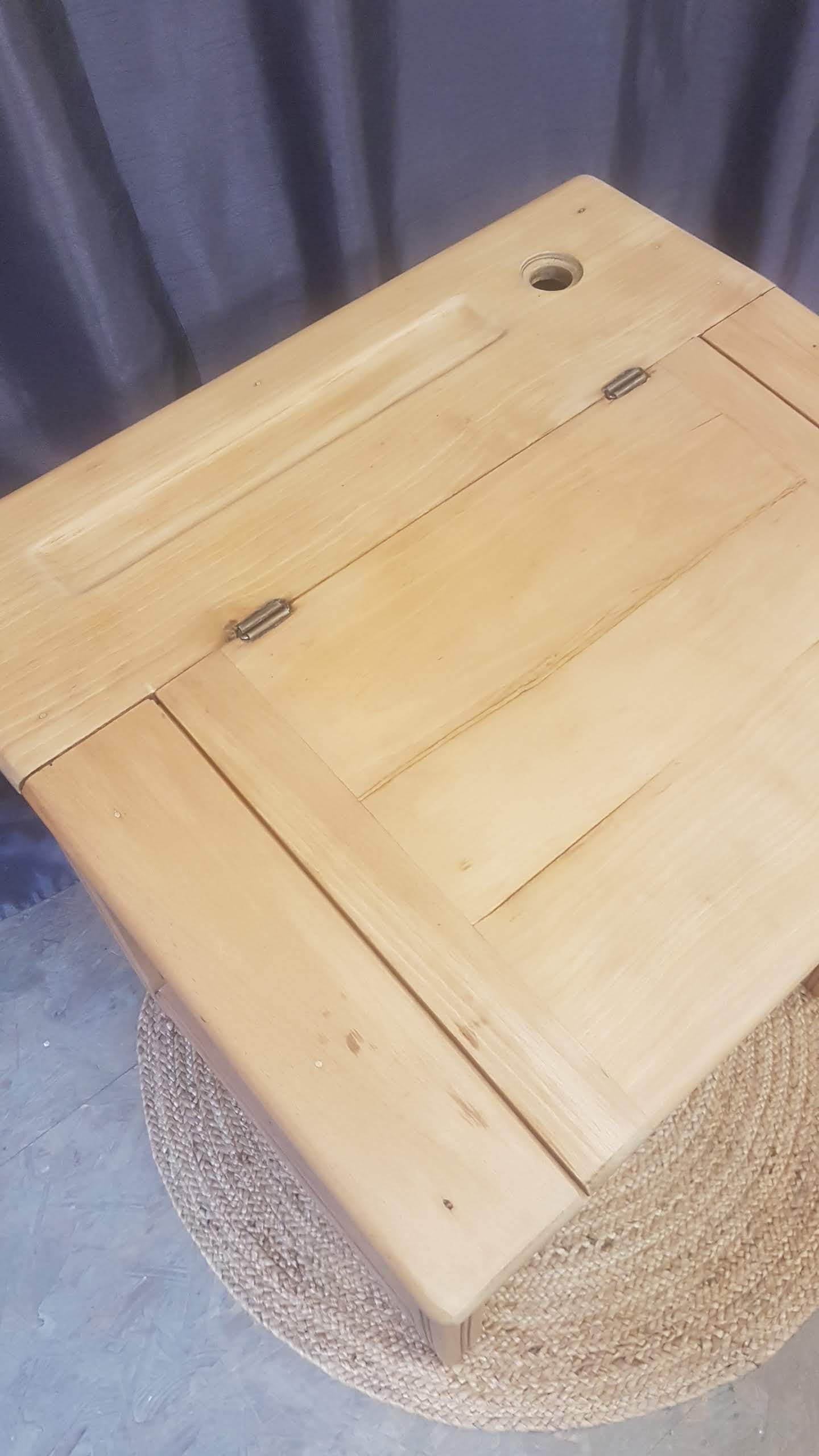 80s beech school desk