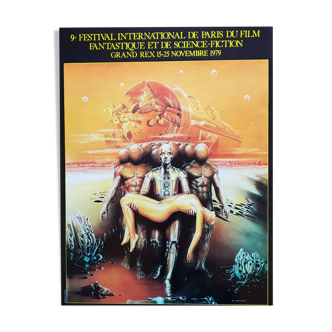 Affiche du 9eme festival international de Paris du film fantastique et de science-fiction