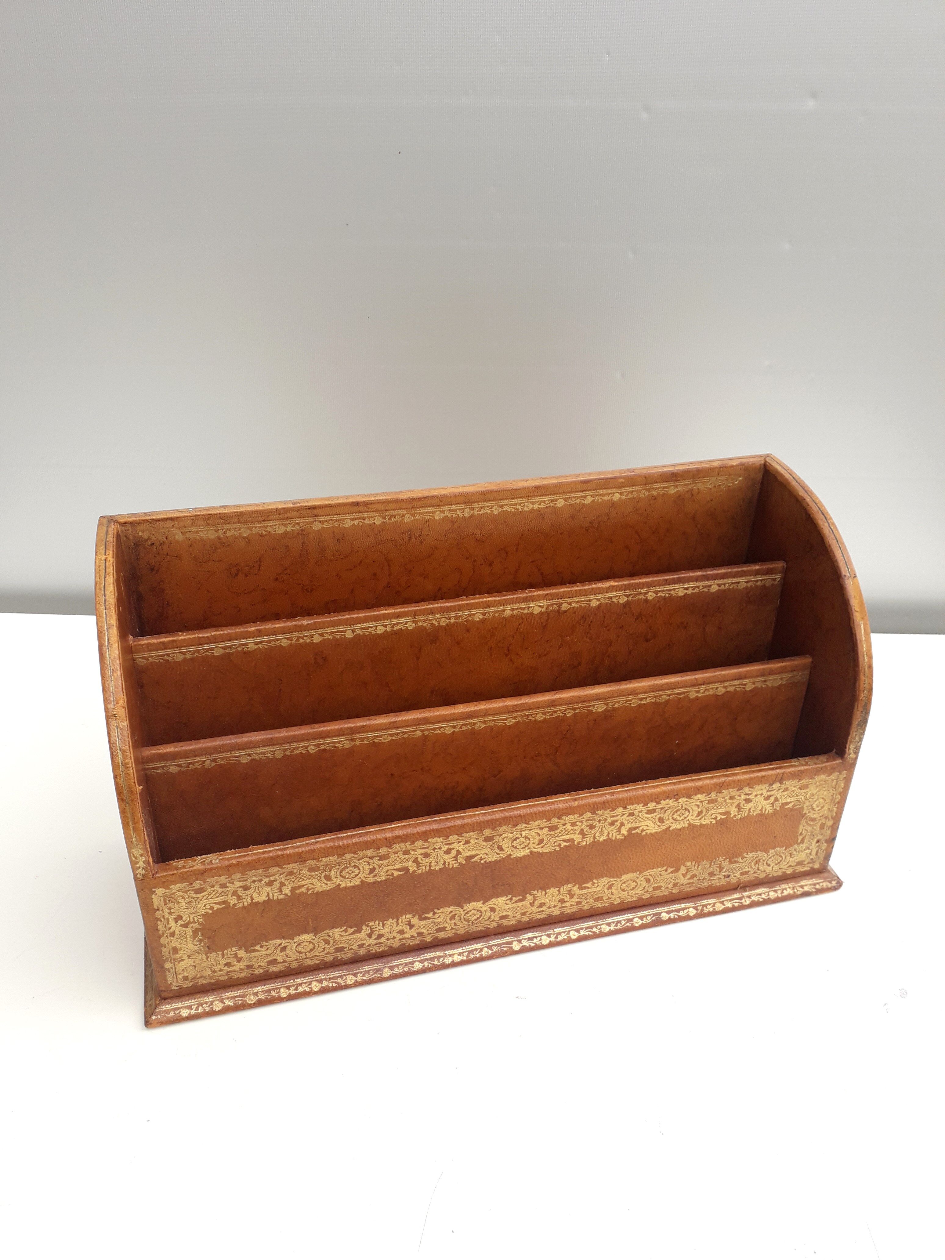 Office document holder - French leather - 1960