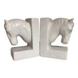 Horse book greenhouse white earthenware